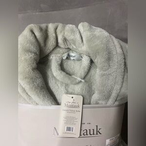 Luxury Velour Robe - Cream